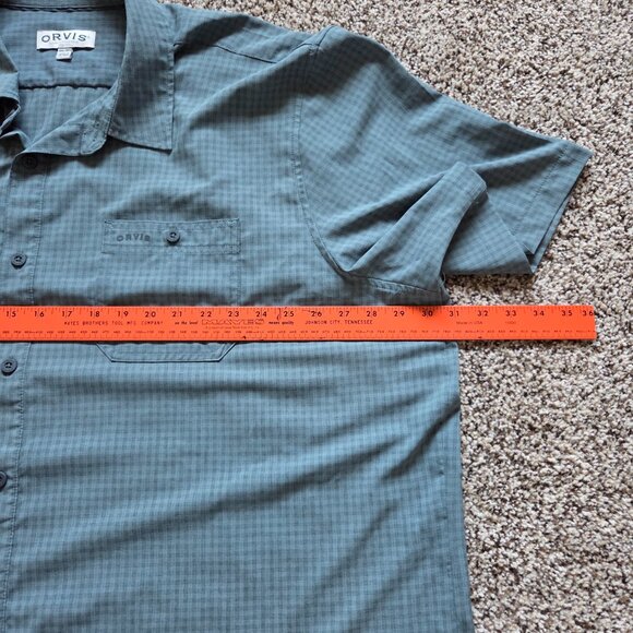 Orvis Classic Collection Button Up Shirt Mens 3XL Polyester Outdoor Performance - Picture 5 of 9